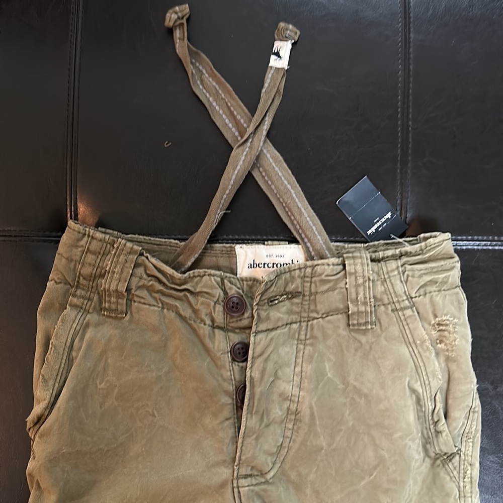 Abercrombie button fly drawstring cargo 10 NWT - Picture 2 of 12